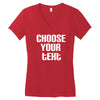 personalised Women's V-Neck T-Shirt