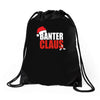 banter claus funny Drawstring Bags