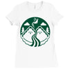 twin pies coffee Ladies Fitted T-Shirt