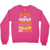 My Wife Is Super Awesome Her Husband Crewneck Sweatshirt