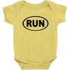 basic running oval Baby Bodysuit