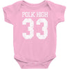 polk high Baby Onesie