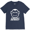 cheeky monkey funny V-Neck Tee