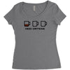 need caffeine Women's Triblend Scoop T-shirt