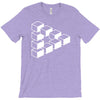 sheldon dreieck big bang theory triforce illusion 3d nerd fun usa T-Shirt