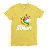 feeling stabby Ladies Fitted T-Shirt