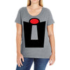 Vintage Mr. Incredible Ladies Curvy T-Shirt
