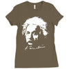 albert einstein Ladies Fitted T-Shirt