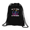 notorious monster Drawstring Bags
