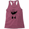 banksy panda pop Racerback Tank