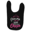 Celebrating With The 70th Birthday Queen Baby Bibs