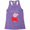 peppa pig aunt pig Racerback Tank