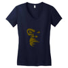Gorila Face Women's V-Neck T-Shirt