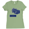 dick in a box shirt and sticker snl beer party t medium black Ladies Fitted T-Shirt