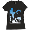 alice&rsquo;s adventures in wonderland Ladies Fitted T-Shirt
