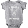 big bucks Baby Bodysuit