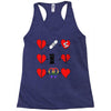 ls lesbian full heart Racerback Tank