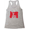 hand love Racerback Tank