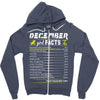 December Girl Facts Capricorn Zipper Hoodie