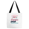 An August Girl Like A Flowers Tote Bags