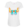 high tooths with joint Maternity Scoop Neck T-shirt