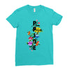 Pride Floral LGBT Colors Ladies Fitted T-Shirt