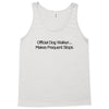 funny t shirt official dog walker. Tank Top