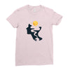Night Think Ladies Fitted T-Shirt