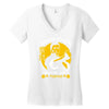 wiing chun martial arts Women's V-Neck T-Shirt