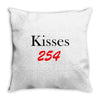 kisses Throw Pillow