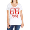 back to the future movie inspired tshirt Ladies Curvy T-Shirt