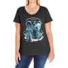 honor their sacrifice never forget Ladies Curvy T-Shirt