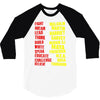 fight, dream, lead! 3/4 Sleeve Shirt