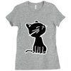 cat2 Ladies Fitted T-Shirt