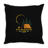 Total Solar Eclipse Camp Throw Pillow