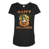 collie dog Maternity Scoop Neck T-shirt
