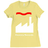 factory records Ladies Fitted T-Shirt