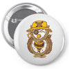pirate owl Pin-back button