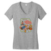 let's summon demons Women's V-Neck T-Shirt
