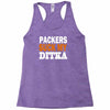 chicago bears tee packers can suck my ditka Racerback Tank