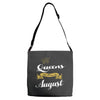 queens are born in august Adjustable Strap Totes