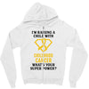 I'm Raising A Child With Childhood Cancer What's Your Super Power Zipper Hoodie