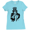 uncle sam Ladies Fitted T-Shirt