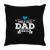 World's Best Dad Ever Throw Pillow
