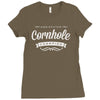 undisputed cornhole champion Ladies Fitted T-Shirt