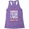 March For Our Lives Racerback Tank