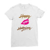 happy halloween new Ladies Fitted T-Shirt
