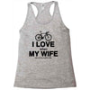 i love when my wife lets me buy another bike Racerback Tank