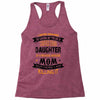 Super Cool Daughter Of A Freaking Awesome Mom Racerback Tank