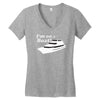 i'm on a boat Women's V-Neck T-Shirt